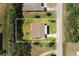 Aerial view showcasing the layout and surroundings of the property at 3614 Vasco St, Punta Gorda, FL 33950