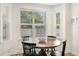 Cozy breakfast nook with bay windows providing natural light at 3814 W Sevilla St, Tampa, FL 33629