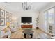 Cozy living room featuring stylish decor and natural lighting at 3814 W Sevilla St, Tampa, FL 33629