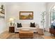 Bright living room with an area rug, neutral furnishings, and a decorative plant at 3814 W Sevilla St, Tampa, FL 33629