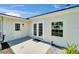 Patio features double french doors at 4518 Helena Ne St, St Petersburg, FL 33703