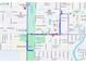 Detailed map showing nearby attractions and commute times for the property's location in Tampa at 4906 N Arrawana Ave, Tampa, FL 33614
