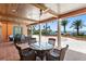 Outdoor patio space with beautiful views of the water at 501 Brightwaters Ne Blvd, St Petersburg, FL 33704