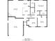 Detailed floor plan showing layout with measurements for the rooms, including living, kitchen, bedrooms, and baths at 6204 Walsh Ln, Tampa, FL 33625