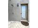 Outdoor shower and entrance near pool at 10675 Park Place Dr, Largo, FL 33778