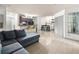 Spacious open concept living area with modern kitchen and dining area at 12912 Arbor Isle Dr # 202, Temple Terrace, FL 33637