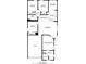 Detailed floor plan showcasing layout with dimensions of bedrooms, living spaces, bathrooms, and kitchen at 1319 Dew Bloom Rd, Valrico, FL 33594