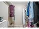 Well-organized walk-in closet with shelving, hanging rods, and ample storage space at 22422 Stillwood Dr, Land O Lakes, FL 34639