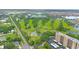 Beautiful aerial view of golf course and residential area at 2980 Haines Bayshore Rd # 105, Clearwater, FL 33760