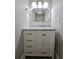 Elegant bathroom featuring a modern vanity and sleek mirror at 3325 Bayshore Blvd # C14, Tampa, FL 33629