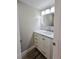 Stylish bathroom with white vanity, marble countertop, and modern fixtures at 3325 Bayshore Blvd # C14, Tampa, FL 33629