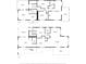 Detailed floor plan showcasing the layout and dimensions of rooms on both floors of the home at 340 Bay Plaza, Treasure Island, FL 33706