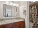 Bathroom with granite counters, modern fixtures and stylish design at 5633 Puerta Del Sol S Blvd # 310, St Petersburg, FL 33715