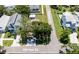 Aerial view of the property, showing boundaries and street names at 7516 S Obrien St, Tampa, FL 33616