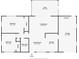 Detailed floor plan showcasing bedrooms, living room, dining room, kitchen, lanai, and garage at 11460 Park Blvd, Seminole, FL 33772