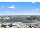 Stunning aerial view of the waterway, beaches and downtown area from this location at 1209 E Cumberland Ave # 2703, Tampa, FL 33602