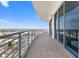 Enjoy panoramic water views from this condo's spacious outdoor balcony at 1209 E Cumberland Ave # 2703, Tampa, FL 33602