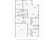 Detailed floor plan illustrating the layout of the bedrooms, bathrooms, living areas, and garage of the home at 13304 Mylion Way, Spring Hill, FL 34610