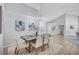 Elegant dining area featuring neutral paint, chandelier, and stylish table setting for Gathering meals at 134 Barrington Dr, Brandon, FL 33511