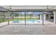 Spacious screened pool offers a seamless transition to indoor/outdoor living and entertaining at 134 Barrington Dr, Brandon, FL 33511