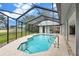 Screened-in pool provides a private outdoor oasis and seamless transition to indoor living at 134 Barrington Dr, Brandon, FL 33511