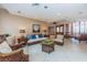 Comfortable lobby with wicker furniture, neutral tones, and decorative accents at 1340 Gulf Blvd # 8C, Clearwater Beach, FL 33767