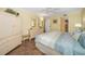 Comfortable main bedroom with neutral paint and tile flooring at 1340 Gulf Blvd # 8C, Clearwater Beach, FL 33767