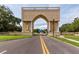 Community entrance with gate at 2430 Florentine Way # 40, Clearwater, FL 33763