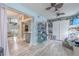 Open-concept living space with seamless flow between kitchen, dining, and living areas, great for entertaining at 2533 Blossom Lake Dr, Holiday, FL 34691