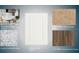 Selection of finishes including white subway tile, shaker cabinets, ornamental granite, and jasmine grove flooring at 2791 Peake St, North Port, FL 34286
