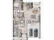 Detailed floor plan showcasing the layout of this home, including bedrooms, kitchen, and living spaces at 2791 Peake St, North Port, FL 34286