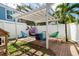 Outdoor patio with chairs and pergola at 304 21St N Ave, St Petersburg, FL 33704