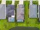 Aerial view of backyard pools, providing a refreshing escape from the summer heat at 3326 Woodmont Dr, Parrish, FL 34219