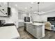 Contemporary kitchen showcasing modern appliances, sleek cabinetry, and a functional layout for culinary adventures at 3326 Woodmont Dr, Parrish, FL 34219