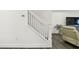 Carpeted stairway leading to the main living area at 3326 Woodmont Dr, Parrish, FL 34219