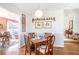 Cozy dining room with traditional decor and natural light at 3335 Foxridge Cir, Tampa, FL 33618