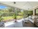 Spacious screened porch with lovely outdoor view at 3335 Foxridge Cir, Tampa, FL 33618