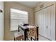 Bright breakfast nook includes window views and provides access to closet storage for added functionality in the home at 4522 Lisette Cir, Brooksville, FL 34604