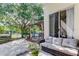 Charming patio with comfortable seating and tranquil views of backyard at 4522 Lisette Cir, Brooksville, FL 34604