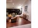 Elegant living room with hardwood floors, modern furniture, and stylish decor at 5017 E 127Th Ave, Temple Terrace, FL 33617
