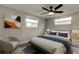 Comfortable bedroom featuring natural light, neutral tones, and a relaxing ambiance at 7031 Magnolia Valley Dr, New Port Richey, FL 34653