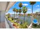 Enjoy the waterfront views from the home's private balcony at 751 Pinellas Bayway S # 104, St Petersburg, FL 33715