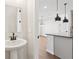 Stylish bathroom showcasing modern sink and fixtures, offering a blend of elegance and functionality at 7683 Deer Valley Circle, Tampa, FL 33635