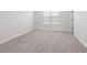 A bright bedroom with a window, plush carpeting, and neutral walls, offering a calming and comfortable space at 7683 Deer Valley Circle, Tampa, FL 33635