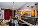 Open living space featuring modern decor and a view of the kitchen at 11783 102Nd Ave, Largo, FL 33778
