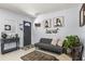 Inviting entryway with neutral color palette, contemporary decor, and functional furnishings, creating a welcoming ambiance at 1406 Nebraska Ave, Palm Harbor, FL 34683
