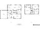 Detailed floor plan showcasing the layout of the two-story home at 1972 Lansing Dr, Clearwater, FL 33763