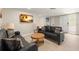 Comfortable living room featuring hardwood floors, neutral walls, and cozy seating at 201 South St, Palm Harbor, FL 34683