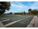 Enjoy these well-maintained shuffleboard courts, benches, and lush landscaping at 2222 Norwegian Dr # 16, Clearwater, FL 33763