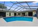 Inviting screened-in pool area, perfect for relaxing and enjoying the outdoors at 2319 Canfield Dr, Spring Hill, FL 34609